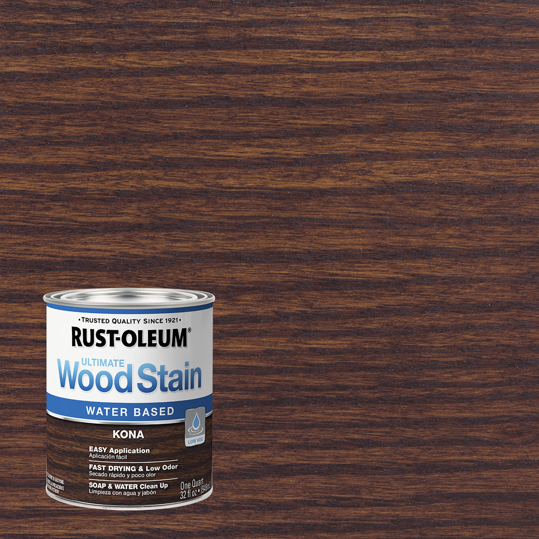 Kona, RustOleum Ultimate Wood Stain Satin, Quart