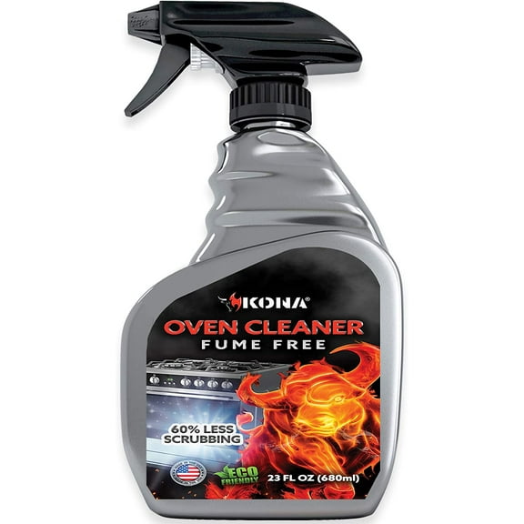Kona Safe/Clean Oven Cleaner - Degreaser No Drip Spray, Eco Friendly, 23 oz