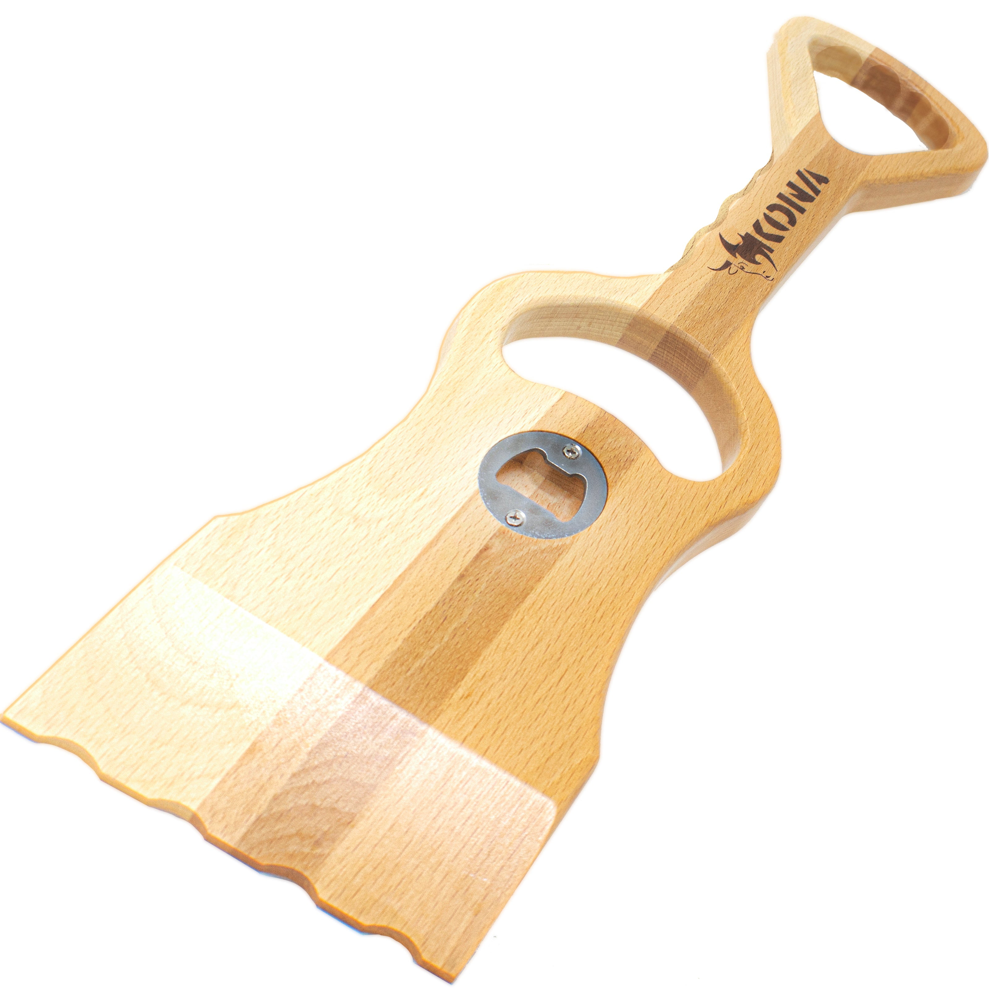 Kona Safe/Clean Premium Wooden Grill Scraper & BBQ Grill Cleaner with