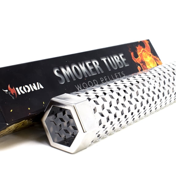 Kona Smoke Tube, 12" Stainless Steel for Wood Pellets