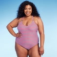 thumbnail image 1 of Kona Sol NWT Women's Wide Ribbed Ring One Piece Swimsuit Size 18, 1 of 1