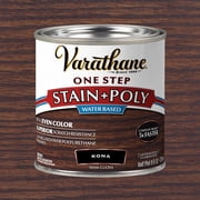 Kona, Varathane One Step Interior Wood Stain + Polyurethane, Semi-Gloss -384358, Half Pint