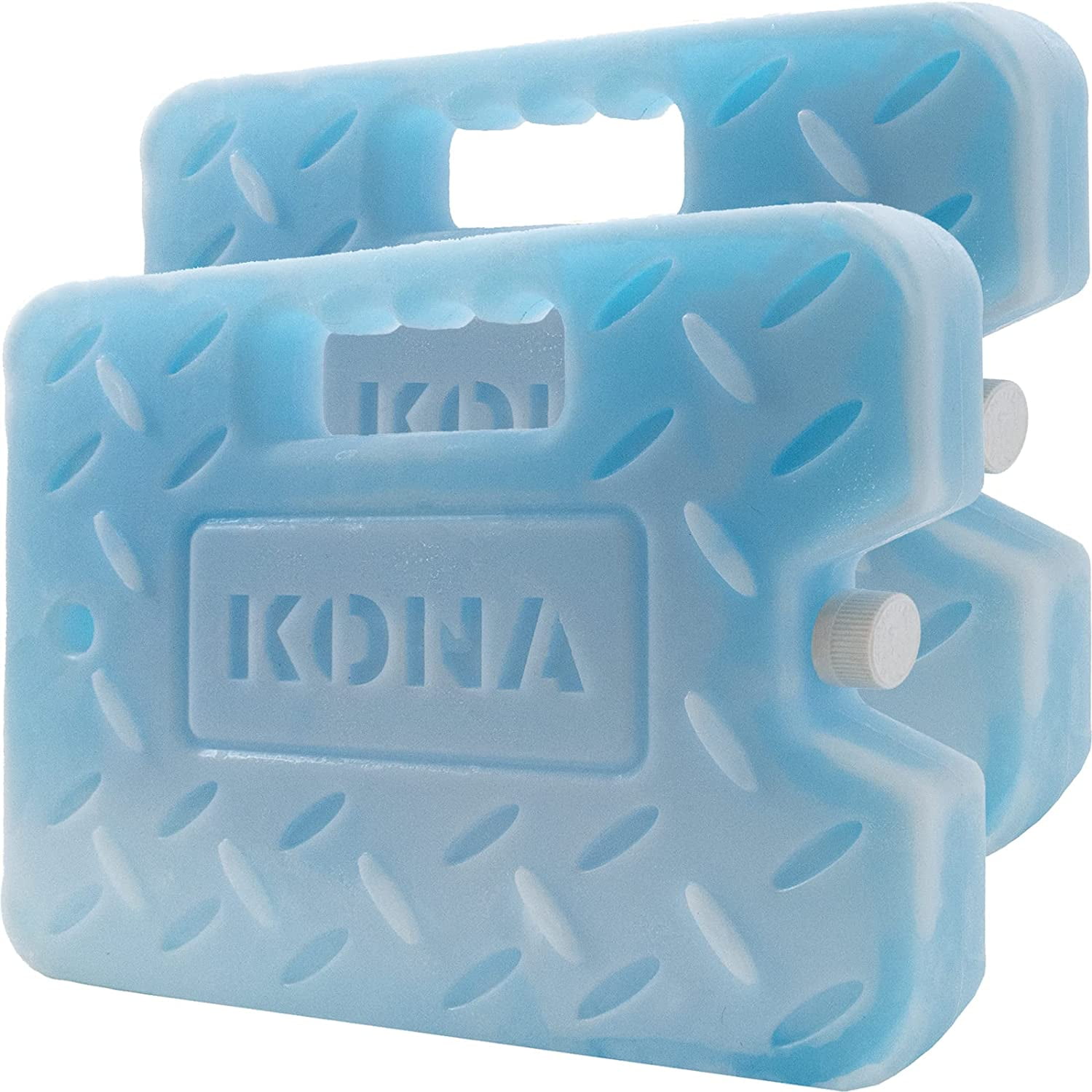 Kona Large Ice Packs for Coolers - Slim Space Saving Design - 25 Minute Freeze Time