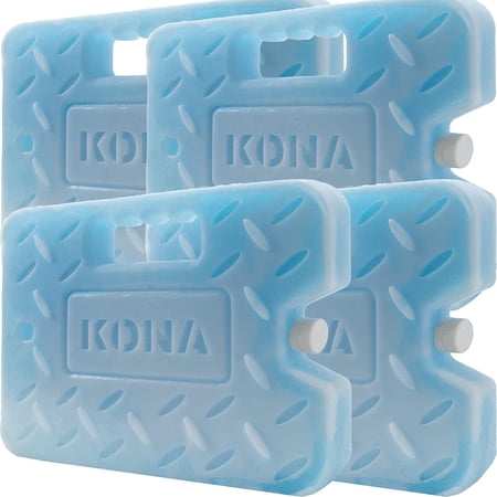Kona BBQ 48 oz 8" x 1.50" Blue Ice Pack (4 Pack)