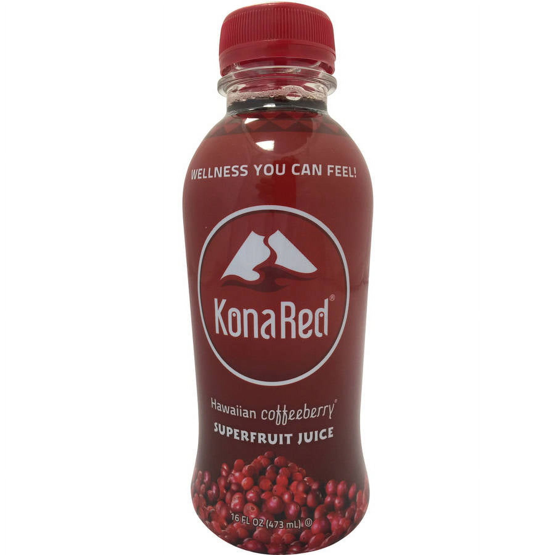 KonaRed Hawaiian Coffeeberry Super Fruit Juice, 16 Fl. Oz.