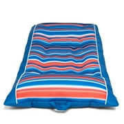 Big Joe, Kona, Pool Float, Adult, Doubled-Sided Mesh, 3 Feet, Bean Filled Pool Float, with No Air Required, Blurred Americana