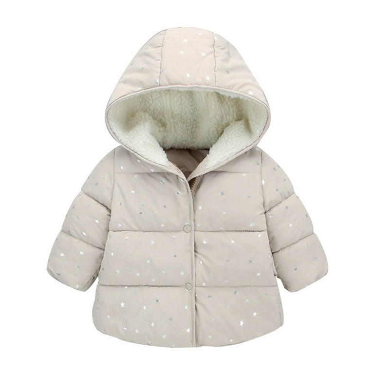 Konbeca Baby Boys Girls Winter Coat,Warm Hooded Puffer,Lightweight