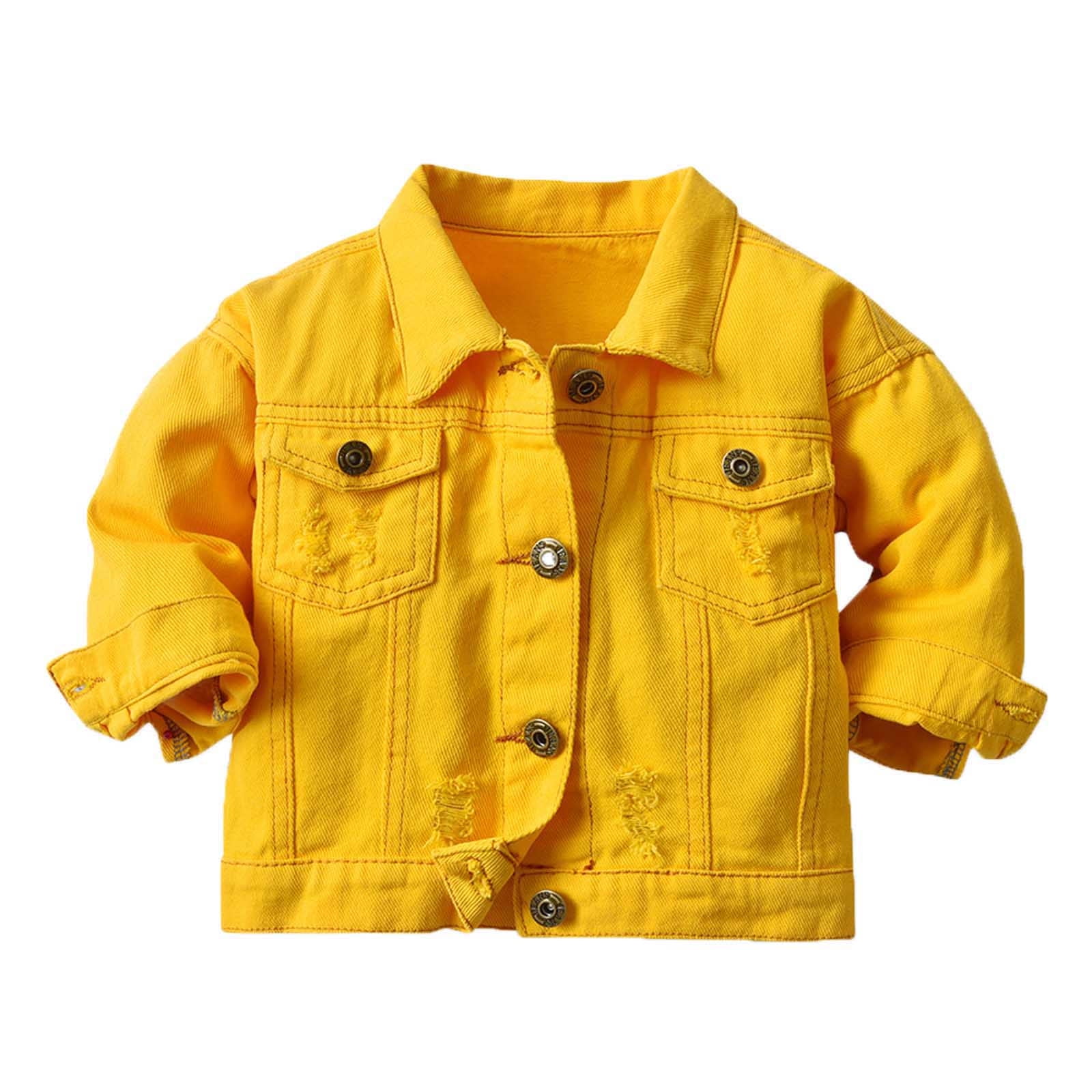 Konbeca Toddler Baby Girls Jean Jacket Coat, Fall Winter Tie Dye