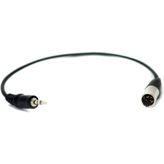 Kondor Blue 14" Mini XLR Male to 3.5mm Mono Mini Plug Audio Cable