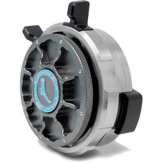 Kondor Blue Aluminum Body Cap for Arri PL Mount Camera Lens, Space Gray Finish