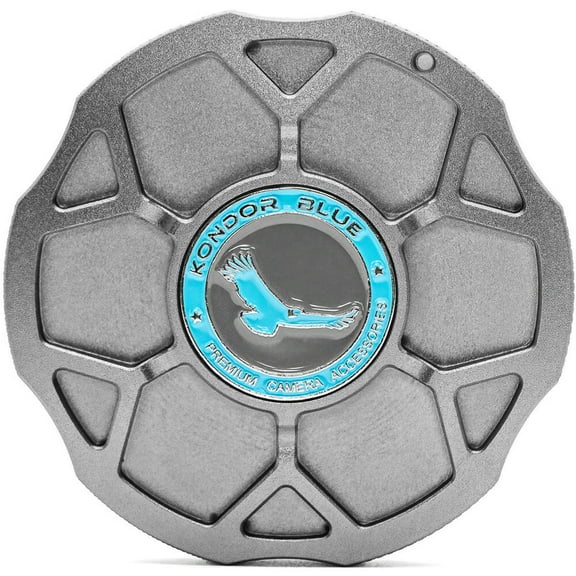 Kondor Blue Aluminum Body Cap for Canon RF Mount Cameras, Space Gray