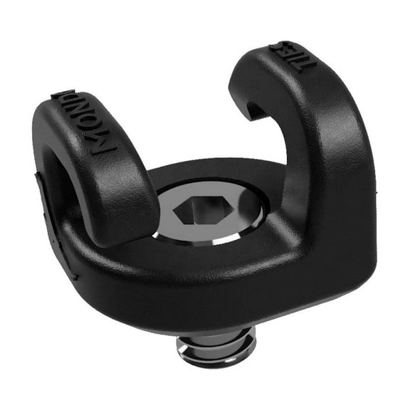 Kondor Blue Mondo Ties Cable Management Clips for Cameras (1/4"-20) ( 10 Pack / Raven Black)