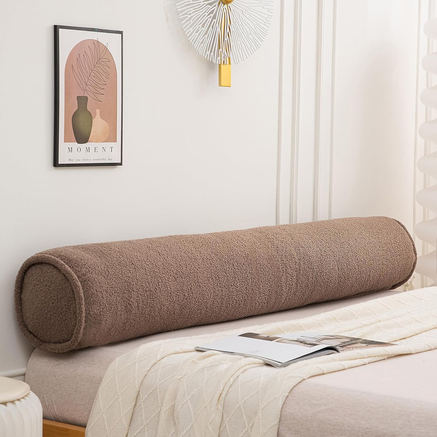Konelia Body Pillows for Adults Neck roll Pillow for Sleeping Bolster