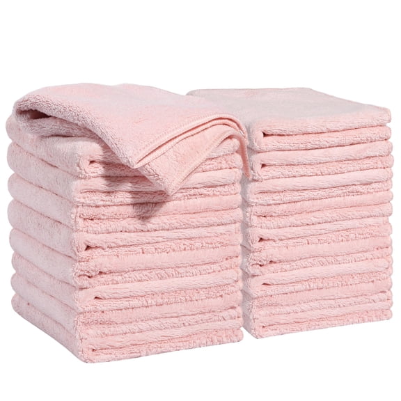 Konexial 18 Pack Microfiber Cleaning Cloth, Kitchen Towels for Dish Drying Washing, Absorbent Streak Free Lint Free Rags for Cleaning, Reusable and Washable Towels - 10" x 10"