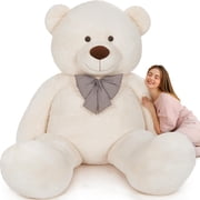 Konexial Giant Teddy Bear 10ft Stuffed Animal, Huge Jumbo Size 10 Feet Teddy Bear Plush, Charming and Fluffy Bear for Decorations, Celebrations,Valentines Day,Baby Shower,White