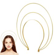 Konexial Halo Headband Gothic Halo Crown Headband - Goddess Crown Wedding Bridal Headdress for Wmen Girls Christmas Halloween Cosplay Headwear