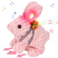 Konexial Hopping Rabbit with LED Ears Carrot Backpack Interactive Plush ...