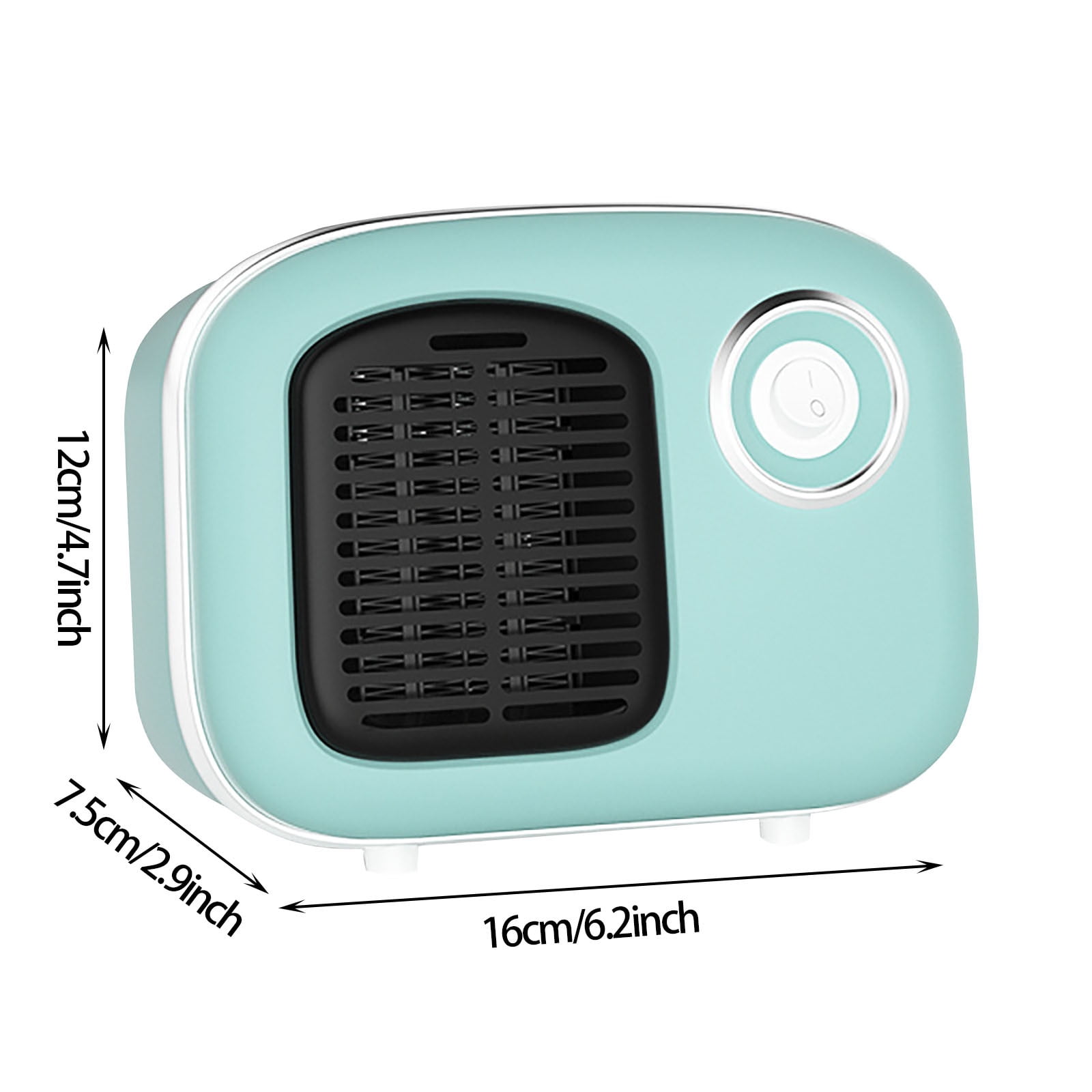Konfa】home appliances Retro Heater Household Small Electric Heating Fan  Energy Saving Desktop Heater - Walmart.com