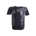 thumbnail image 1 of Konflic Men's Giant Cross Washed MMA T-shirt - Washed Black - Large, 1 of 2