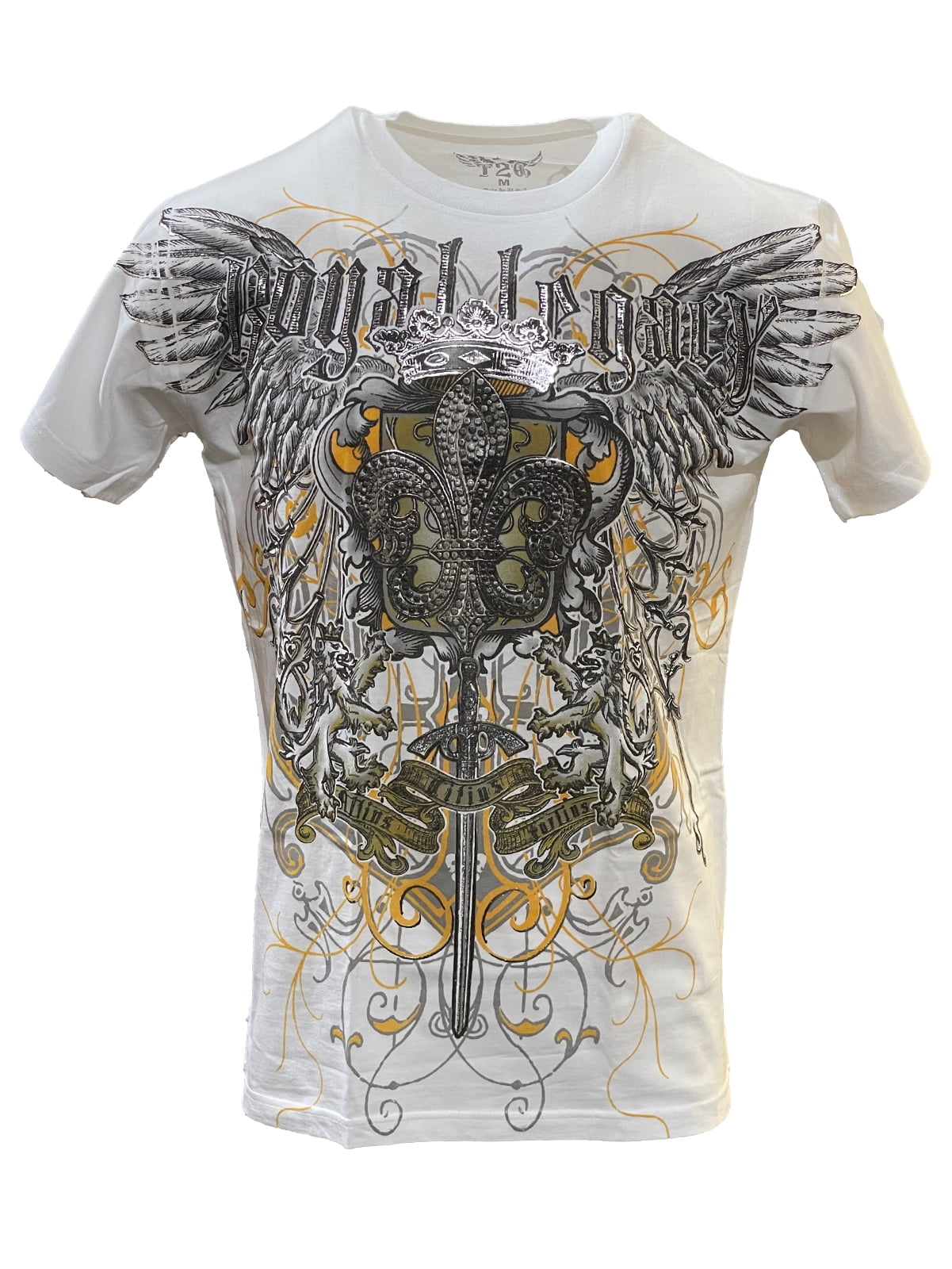 Konflic Men's Royal Legacy Fleur-de-lis T-Shirt, White 2XL - Walmart.com