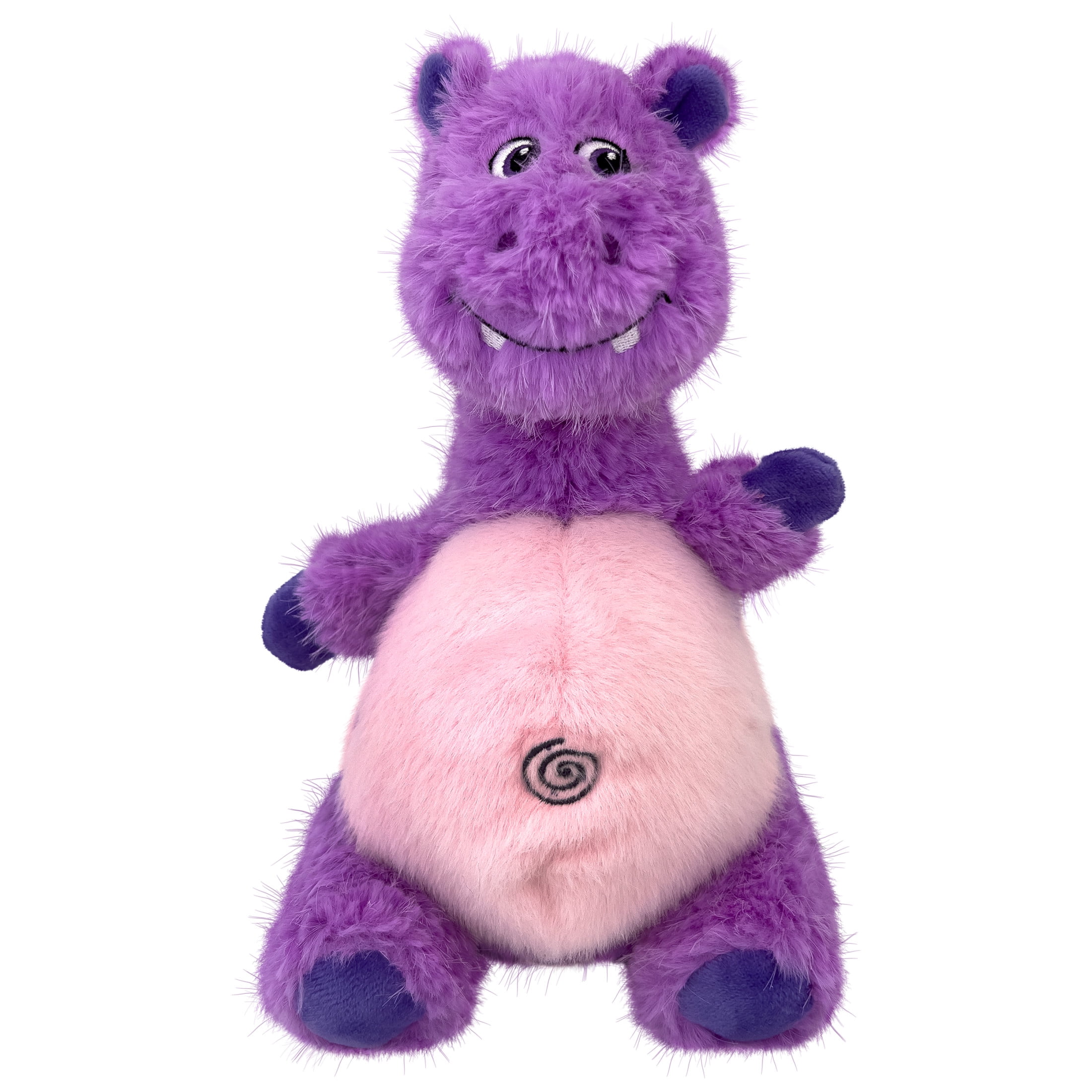 KONG® Knots Squeaker Dog Toy, Belly Hippo, Medium/Large
