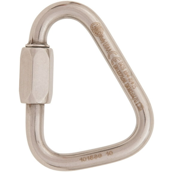 Kong Kong Triangle Quick Links - Set of 2 Stainless Steel 8mm Carabiners