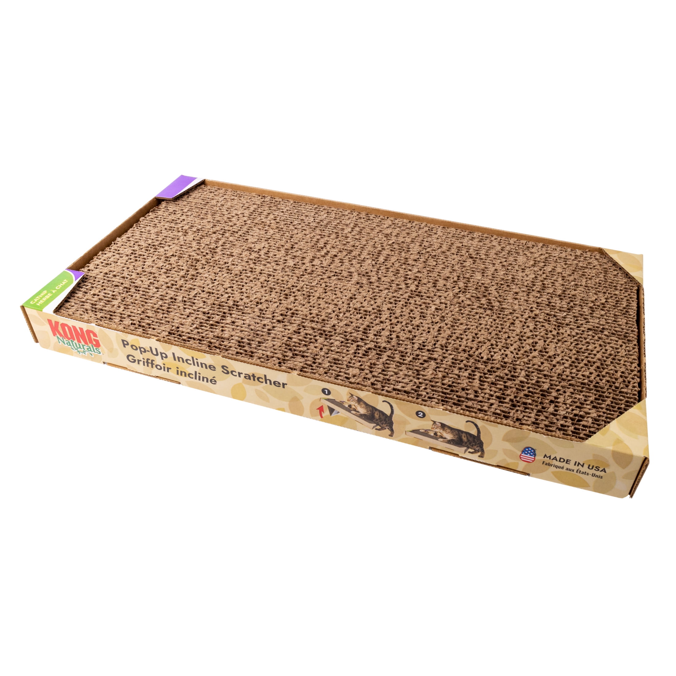 KONG® Naturals Pop-up Incline Cat Scratcher