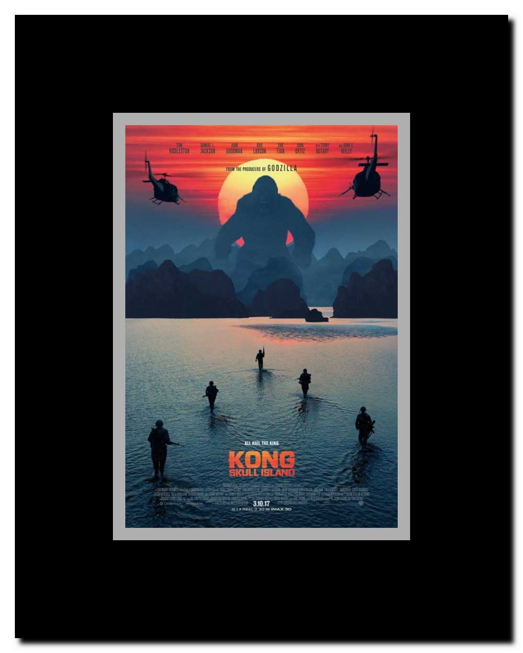 Kong: Skull Island Framed Movie Poster