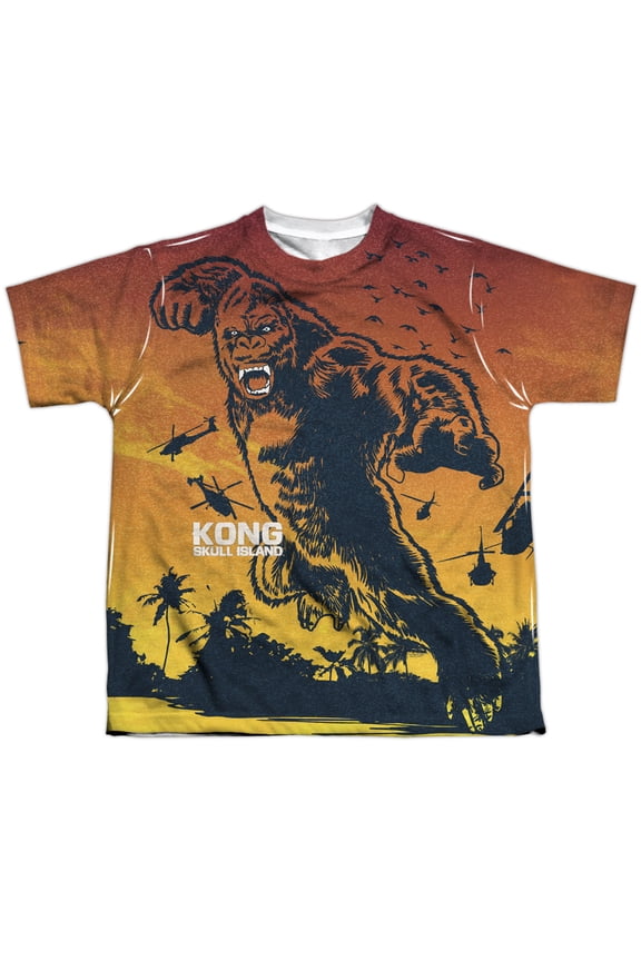 In The Jungle (Front/Back Print) Big Boys Youth Sublimated Polyester Shirt