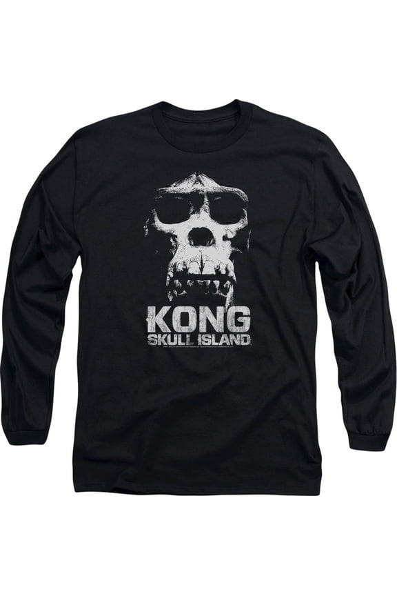 Men's Kong Skull Long Sleeve Black