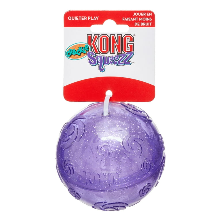 Kong Squeezz Ball Crackle Dog Toy Assorted Extra Large Walmart
