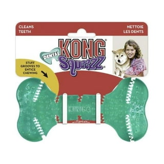 Kong Goodie Bone - Rubber Dog Toy - Dental Dog Toy for Teeth & Gum Health - Durable Dog Chew Toy - Hard Rubber Bone for Dogs - Fillable Toy for