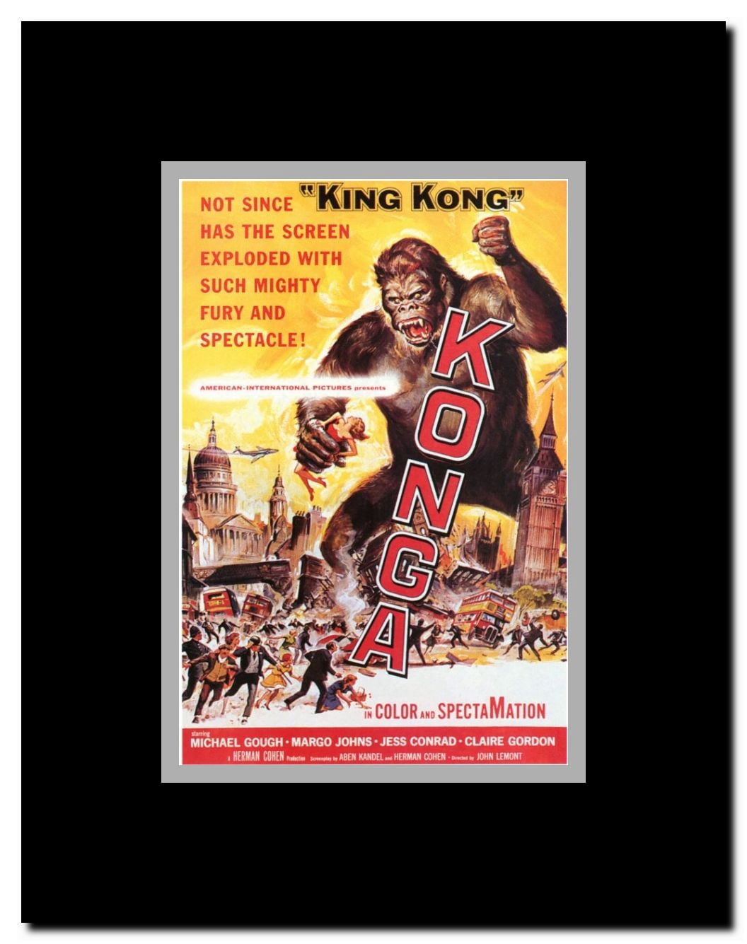 Konga Framed Movie Poster