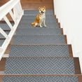 thumbnail image 1 of Konghyp 10Pcs Non-Slip Carpet Stair Treads, Self-Adhesive Rug Mats, Easy to Clean Indoor Runner, Slip Resistant for Pets, Durable and Soft Stair Covers, 1 of 8