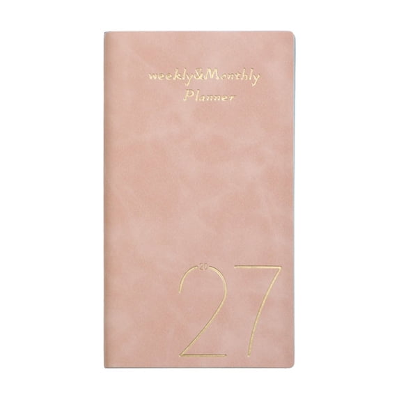 Konghyp 2027 English Daily Planner, 365-Day Portable Notebook, Hardcover Agenda Journal, Compact Personal Organizer, Yearly Task Calendar, Stylish Appointment Book