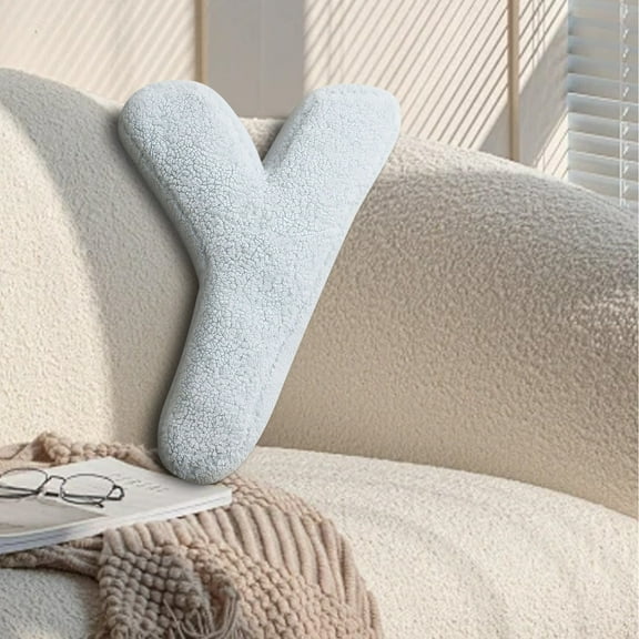 Konghyp 26 Letter Pillows – Soft Decorative Alphabet Throw Pillows for Living Room, Sofa, Couch, and Car, Adds a Personalized and Cute Touch to Your Home Decor.