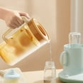 thumbnail image 1 of Konghyp 2L Cold Kettle Fruit Teapot, Plastic Drink Pitcher, Iced Tea Container, Lemonade Jar for Home, Party and Kitchen Use, Durable with Lid, Dishwasher Safe, 1 of 6
