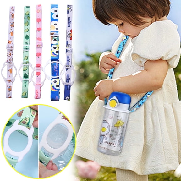 Konghyp 2Pc Cute Drink Bottle Lanyard: Portable Cup Strap For Easy Carrying, Made Of Polyester For Durability.