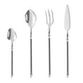 thumbnail image 1 of Konghyp 4-Piece Set Stainless Steel Tableware Cutlery Ergonomic Design Durable Kitchen Utensils Ideal for Dining, Dishwasher Safe, Versatile Fork Spoon Knife Set, 1 of 5
