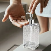 Konghyp 450ml Hands Dispenser Bottle for Bathroom, Kitchen, Toilet, Liquid Soap Pump, Refillable Lotion Dispenser, Multi-Purpose Hand Soap Container, Stylish Decorative Soap Dispenser.