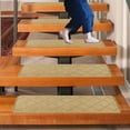 thumbnail image 1 of Konghyp 4Pcs Antislip Stair Mat, Non-Slip Floor Rug, Super Absorbent Carpet for Home, Washable Self-Adhesive Stair Treads, Durable and Easy Maintenance Mat, 1 of 9