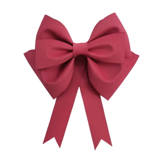 Konghyp 50cm Large Bow Decoration, Outdoor Christmas Home Decor, Spring Festival Holiday Decoration, Indoor & Outdoor Festive Setup, Easy Install Reusable, Holiday Scene Ornament