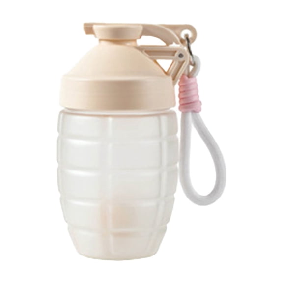 Konghyp 600ML Handheld Fitness Sports Water Cup, Protein Powder Shaking Cup, Mixing Cup with Stirrer and Storage Compartment, Portable for Gym, Running, Outdoor Activities, Leak-proof Design