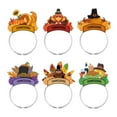 thumbnail image 1 of Konghyp 6Pcs Thanksgiving Decoration Hair Bands, Holiday Hair Accessories, Cute Photo Props for Festive Celebrations, Fun Headbands for Thanksgiving Parties, Adorable Turkey and Pumpkin Designs, 1 of 7