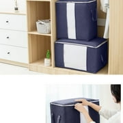 Konghyp 90L Large Storage Bags   Foldable Clothes Storage Bins, Closet Organizer with Handles, Thick Fabric Storage Container for Blankets and Comforters