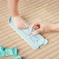 thumbnail image 1 of Konghyp Accurate Foot Length Measuring Device, Plastic Shoe Size Gauge, Slip-Proof Stability Tool, Portable Foot Measurement for Online Shopping, Foot Growth Monitoring Tool, 1 of 6