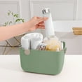 thumbnail image 1 of Konghyp Bath Basket – Portable Plastic Toiletry Storage with Draining Design, Ideal for Organizing Bathroom Essentials and Easy Drying., 1 of 7