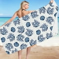 thumbnail image 1 of Konghyp Beach Towel Microfiber – Quick Dry Lightweight Travel Towels for Adults and Kids, Perfect for Beach Days, Easy to Pack, and Ideal for Poolside Fun and Outdoor Adventures, 1 of 6