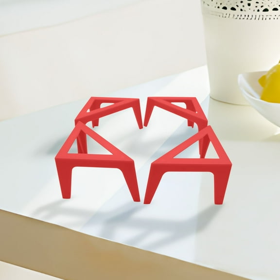 Konghyp Canvas Paint Pouring Stands – 4-Piece Triangular Canvas Support Brackets for Paint Pouring; Ideal for Handicrafts and Craft Projects with Stable Drawing Board Holders.