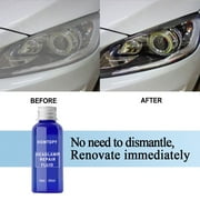 Konghyp Car Headlight Restoration Liquid - 30ml Headlight Crystal Plating Refurbishment Solution